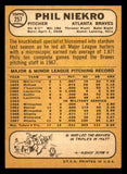 1968 Topps Baseball #257 Phil Niekro Braves NR-MT 539012