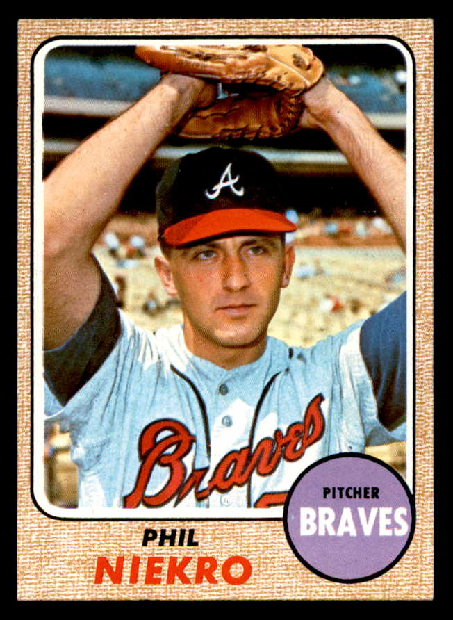 1968 Topps Baseball #257 Phil Niekro Braves NR-MT 539013