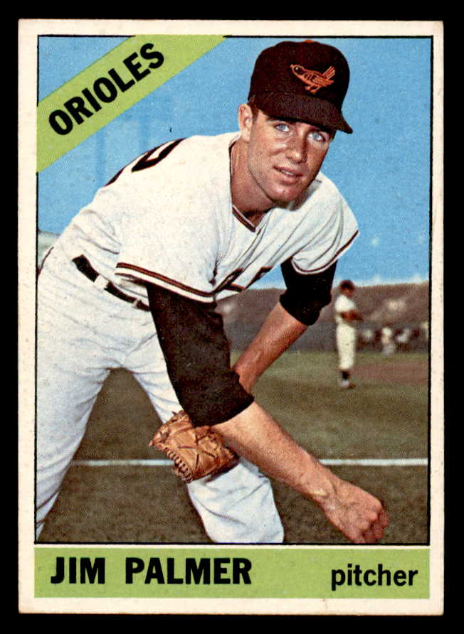 1966 Topps Baseball #126 Jim Palmer Orioles EX 539015