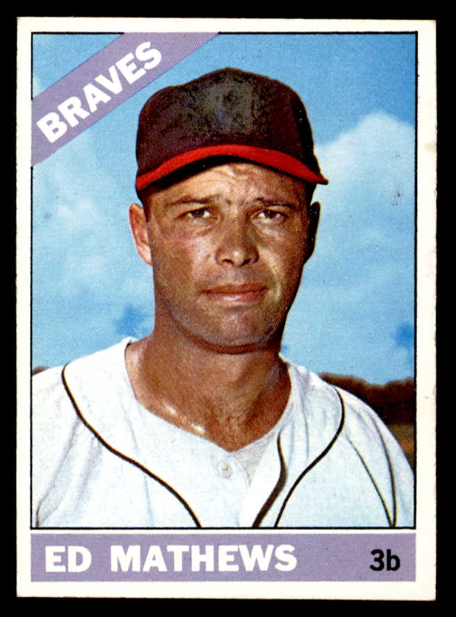 1966 Topps Baseball #200 Eddie Mathews Braves NR-MT 539019