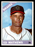 1966 Topps Baseball #200 Eddie Mathews Braves NR-MT 539019