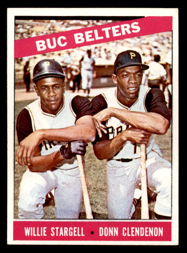 1966 Topps Baseball #099 Willie Stargell Donn Clendenon NR-MT 539024