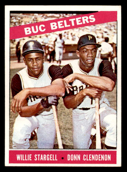 1966 Topps Baseball #099 Willie Stargell Donn Clendenon NR-MT 539024