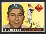 1955 Topps Baseball #187 Gil Hodges Dodgers EX-MT 539038