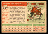 1955 Topps Baseball #187 Gil Hodges Dodgers EX-MT 539038