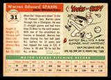 1955 Topps Baseball #031 Warren Spahn Braves VG-EX 539039
