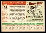 1955 Topps Baseball #031 Warren Spahn Braves EX 539042