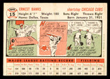 1956 Topps Baseball #015 Ernie Banks Cubs EX-MT White 539053