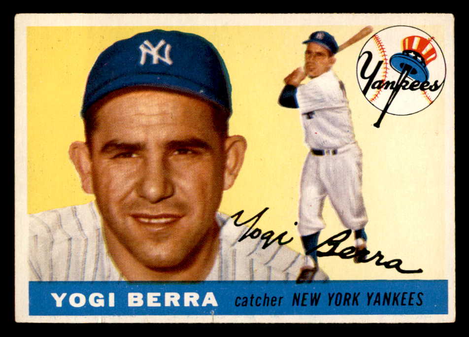1955 Topps Baseball #198 Yogi Berra Yankees VG-EX 539054