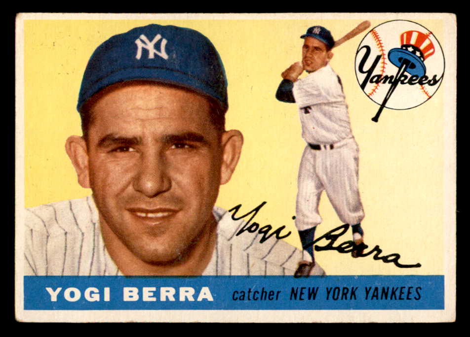 1955 Topps Baseball #198 Yogi Berra Yankees VG-EX 539055