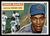 1956 Topps Baseball #015 Ernie Banks Cubs VG-EX White 539059