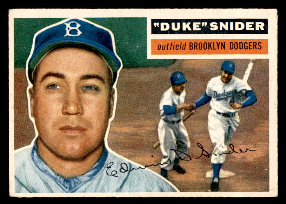 1956 Topps Baseball #150 Duke Snider Dodgers VG-EX Gray 539067