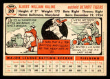 1956 Topps Baseball #020 Al Kaline Tigers EX White 539071