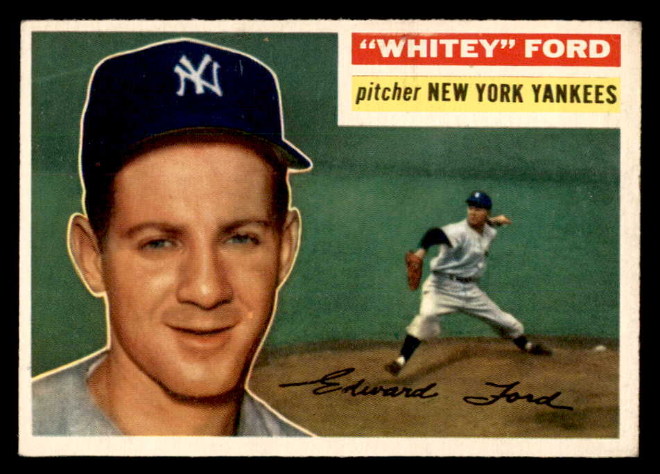 1956 Topps Baseball #240 Whitey Ford Yankees EX+/EX-MT 539076