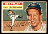 1956 Topps Baseball #200 Bob Feller Indians EX 539082