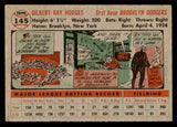 1956 Topps Baseball #145 Gil Hodges Dodgers EX-MT Gray 539083