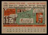 1956 Topps Baseball #110 Yogi Berra Yankees VG-EX Gray 539086