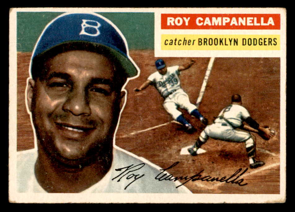 1956 Topps Baseball #101 Roy Campanella Dodgers VG-EX Gray 539093