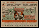 1956 Topps Baseball #101 Roy Campanella Dodgers VG-EX Gray 539094