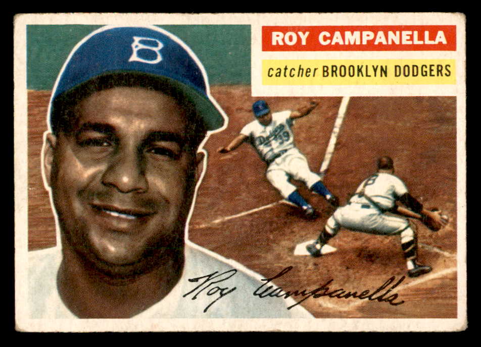 1956 Topps Baseball #101 Roy Campanella Dodgers VG-EX Gray 539095