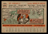 1956 Topps Baseball #101 Roy Campanella Dodgers EX+/EX-MT Gray 539096