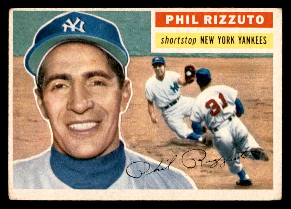 1956 Topps Baseball #113 Phil Rizzuto Yankees VG-EX Gray 539097