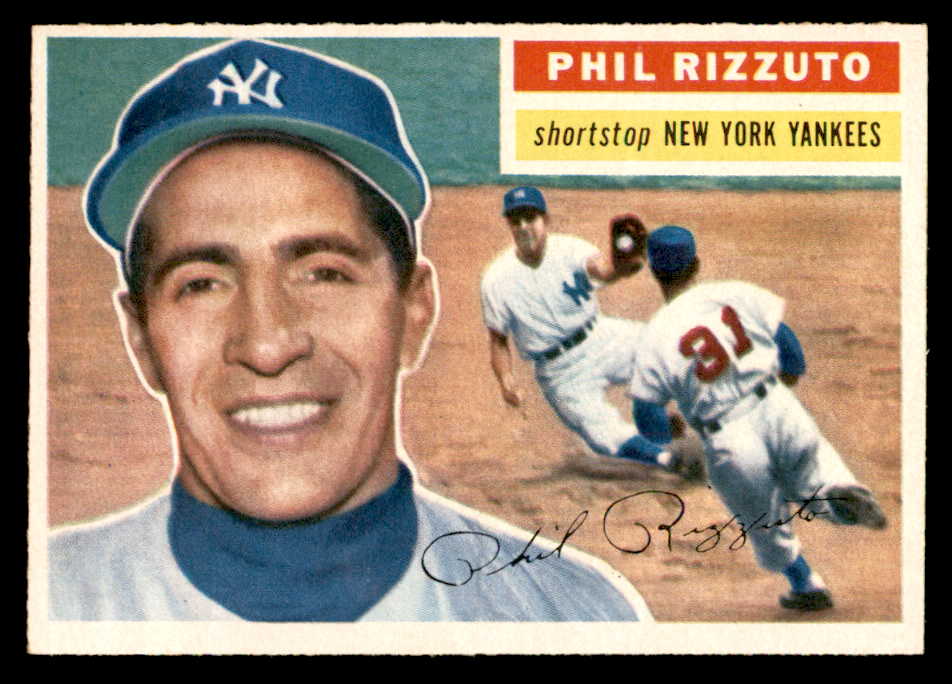 1956 Topps Baseball #113 Phil Rizzuto Yankees EX-MT Gray 539098