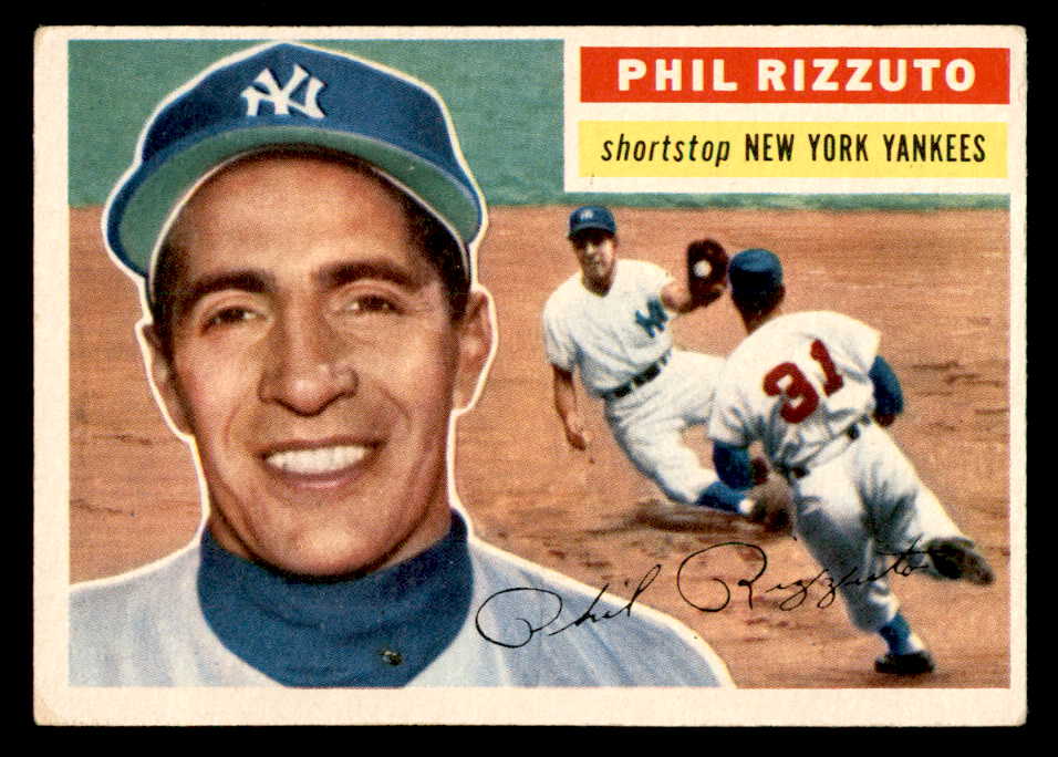 1956 Topps Baseball #113 Phil Rizzuto Yankees EX Gray 539100