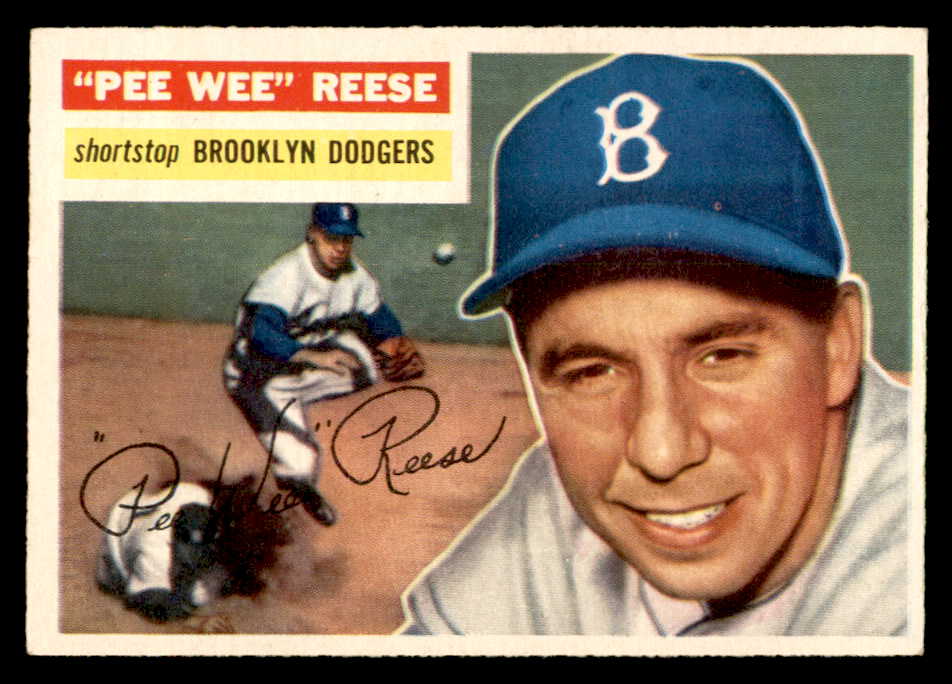1956 Topps Baseball #260 Pee Wee Reese Dodgers EX-MT 539102