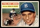 1956 Topps Baseball #260 Pee Wee Reese Dodgers VG-EX 539104