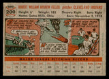1956 Topps Baseball #200 Bob Feller Indians EX-MT 539106