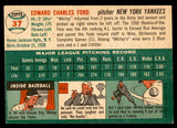 1954 Topps Baseball #037 Whitey Ford Yankees VG-EX 539109