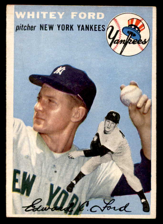 1954 Topps Baseball #037 Whitey Ford Yankees EX-MT 539111