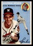 1954 Topps Baseball #020 Warren Spahn Braves EX-MT 539115