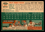 1954 Topps Baseball #017 Phil Rizzuto Yankees VG-EX 539117