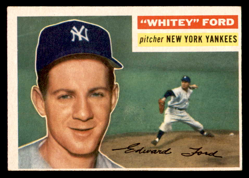 1956 Topps Baseball #240 Whitey Ford Yankees EX-MT 539120