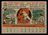 1956 Topps Baseball #240 Whitey Ford Yankees EX-MT 539121