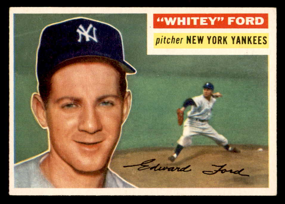 1956 Topps Baseball #240 Whitey Ford Yankees EX-MT 539122