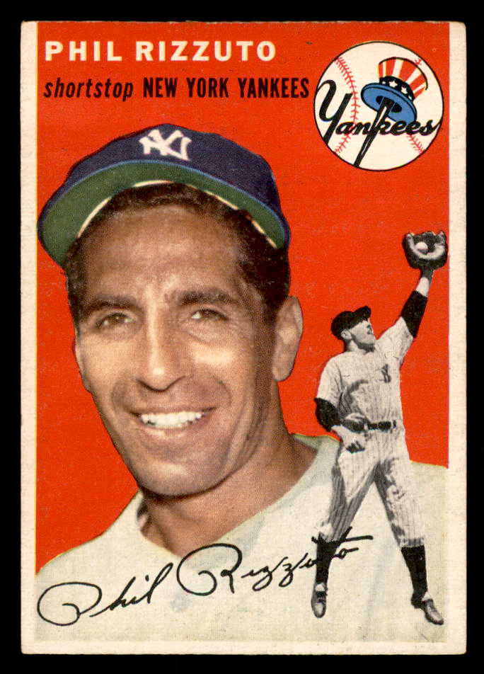 1954 Topps Baseball #017 Phil Rizzuto Yankees EX 539124