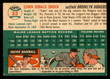 1954 Topps Baseball #032 Duke Snider Dodgers VG-EX 539132
