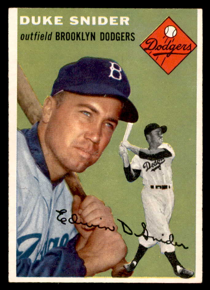 1954 Topps Baseball #032 Duke Snider Dodgers EX-MT 539133