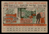 1956 Topps Baseball #145 Gil Hodges Dodgers EX-MT Gray 539136