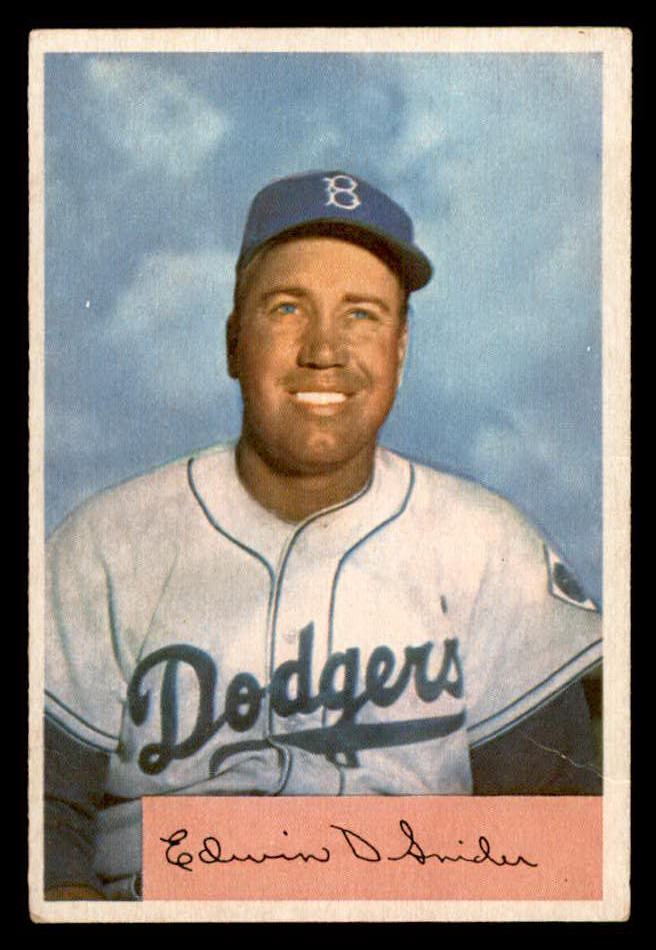 1954 Bowman Baseball #170 Duke Snider Dodgers VG-EX 539142
