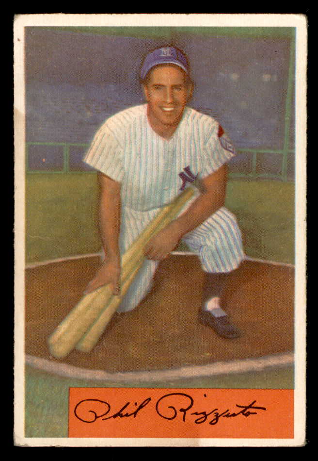 1954 Bowman Baseball #001 Phil Rizzuto Yankees VG-EX 539144
