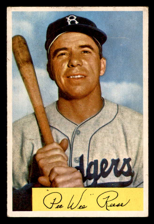 1954 Bowman Baseball #058 Pee Wee Reese Dodgers VG-EX 539145