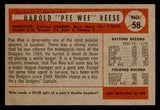 1954 Bowman Baseball #058 Pee Wee Reese Dodgers VG-EX 539145