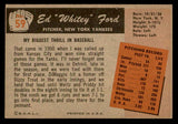 1955 Bowman Baseball #059 Whitey Ford Yankees EX 539149