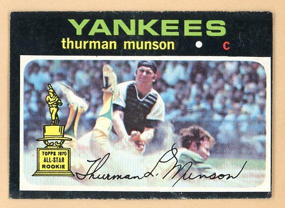 1971 Topps Baseball #005 Thurman Munson Yankees VG-EX 539164