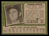 1971 Topps Baseball #005 Thurman Munson Yankees VG-EX 539165