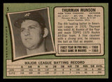 1971 Topps Baseball #005 Thurman Munson Yankees EX 539168